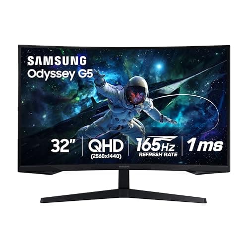 SAMSUNG 32" Odyssey G55C Series QHD Curved Gaming Monitor