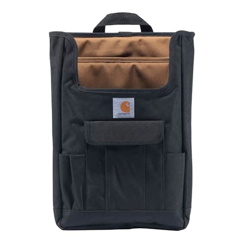 Carhartt Front Seat Car Organizer, Passenger Seat Storage & Organization for Files, Folders, Laptop & More, Black