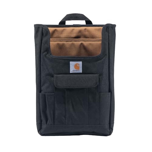 Carhartt Front Seat Car Organizer, Passenger Seat Storage & Organization for Books, Files, Folders, Laptop & More, Black