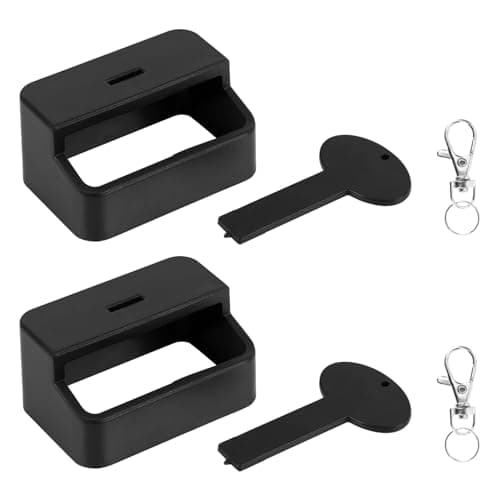 Car Seat Belt Lock Cover - For Kids/Traveler/Special Groups from Unbuckle Seat Belts Fit Most Car (Expect Truck) Black Color 2 Pack