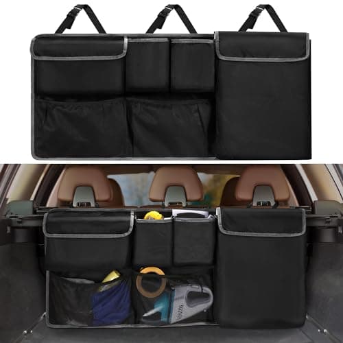 XHRING Car Trunk Organizer Backseat Hanging Storage Bag for Subaru Crosstrek Forester Outback Ascent Premium Sport Limited Base Touring XT SUV Accessories 2000-2024 2025