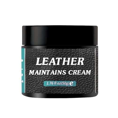 TBTFW Leather Color Restorer, Black Leather Recoloring Balm, Leather Dye, Used for Repairing Faded and Aged Sofas, Shoes, Car Seats, Etc(1.76Oz)