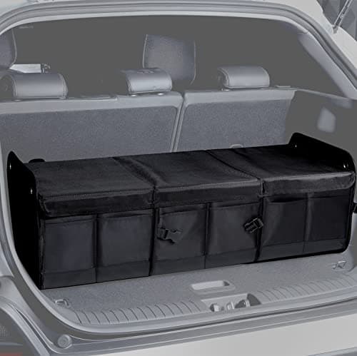 NINEDUCK Car Trunk Organizer with Lid