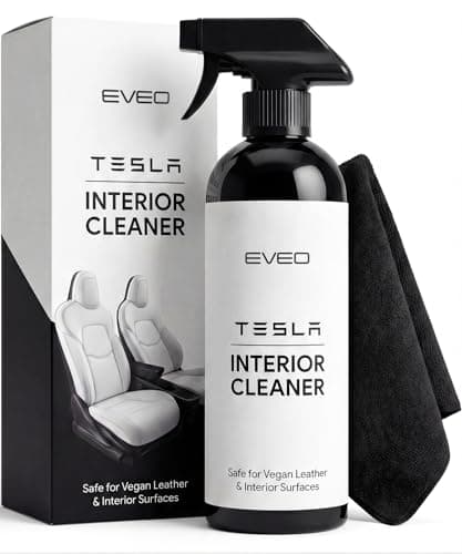 EVEO TESLA Interior Cleaner Kit - (16oz) Tesla Model Y Juniper Accessories & Tesla Model 3 Accessories | Tesla Seat Cleaner, Car Interior Cleaner - Car Leather Cleaning | Tesla Model S 3 X Y 2026