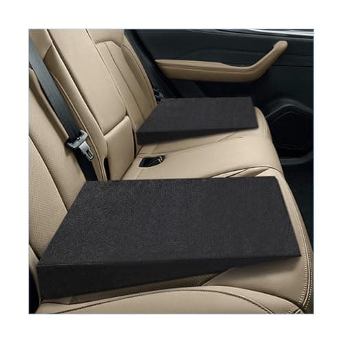 FSTURIOS Auto Seat Wedge Leveling Cushion, Truck Driver Heightening Seat Pad Wedge Booster, Angled Design Car Seats Office Chairs Cushion for Sciatica Tailbone Pain Relief