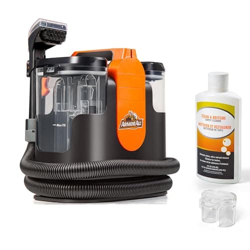 Armor All SCC301 0901 Upholstery & Carpet Cleaner, Car and Auto Detailer with Tools for Pets, Area Rugs and Couches