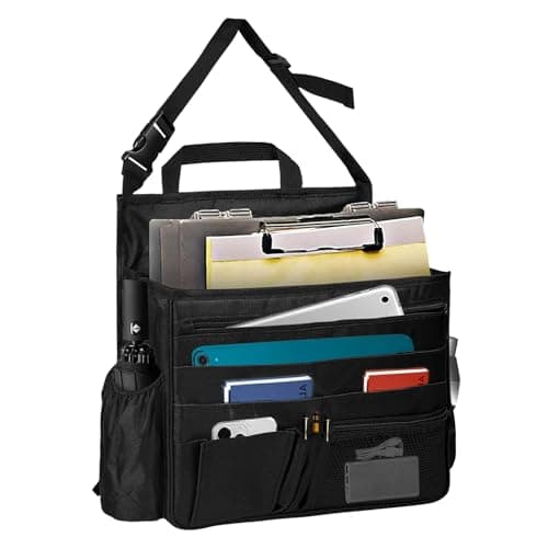 BOHEMIABY Car Backseat Organizer for Kids, Hanging Front Seat Storage Organizer with 10+ Pockets, Laptop Compartment, Cup Holders for Water Bottle - Car Organizer for Truck, SUV, Minivan Accessories