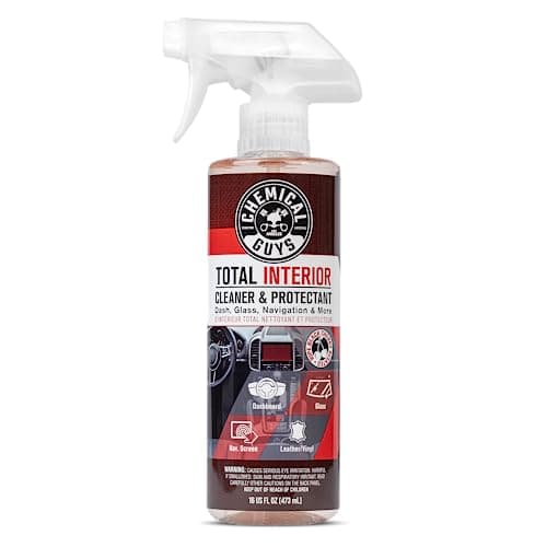 Chemical Guys Total Interior Cleaner & Protectant - Black Cherry, Car Cleaning Spray, Cleans and Protects Leather, Vinyl, Plastic, Rubber, and Glass, Safe for Trucks, SUVs, Jeeps, RVs & More - 16 oz