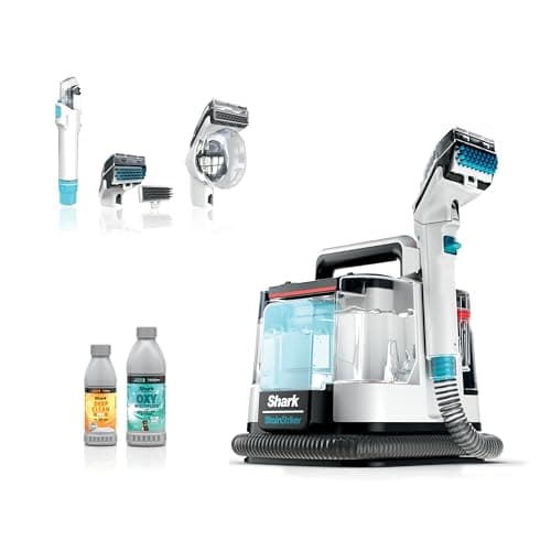 Shark StainStriker Portable Carpet, Upholstery & Area Rug Cleaner with Pet Mess extractor, Stain & Odor Remover, Perfect for Car Interiors, , White, PX201