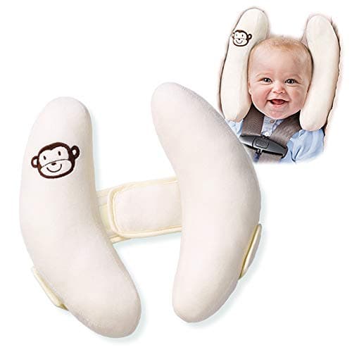 StoHua Adjustable Travel Pillow for Infant, Portable Head Support for Car Seats for Newborn, Neck Support Pillow for Baby, Headrest Pillows for Cars, Rest Baby's Head Comfortably