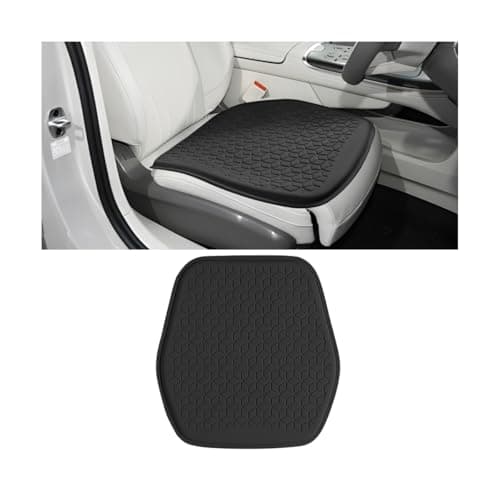 Zpana Gel Car Seat Cushion, Non-Slip & Comfortable Automotive Chair Protector Pad for Driving, Breathable Vehicle Interior Mat Cover Accessories, Universal for SUV Sedan Truck (Black)