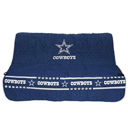 Pets First NFL CAR SEAT COVER - DALLAS COWBOYS Waterproof, Non-slip BEST Football LICENSED PET SEAT cover for DOGS & CATS,55 x 50 Inches