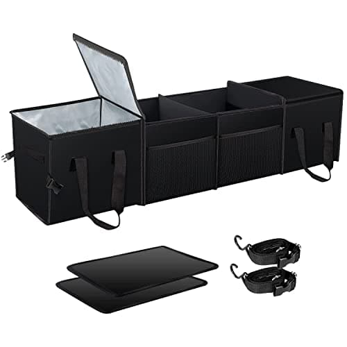 X-cosrack Insulated Car Trunk organizer, Collapsible Car Storage Organizer