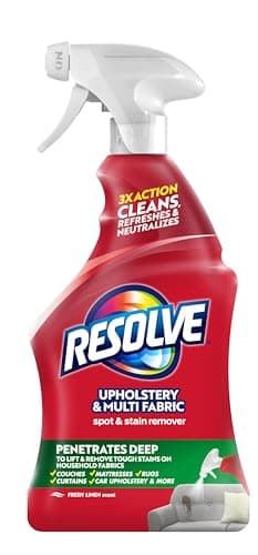 Resolve Carpet Cleaner, 22 fl oz Multi-Fabric Cleaner and Upholstery Stain Remover, Carpet Cleaner Spray