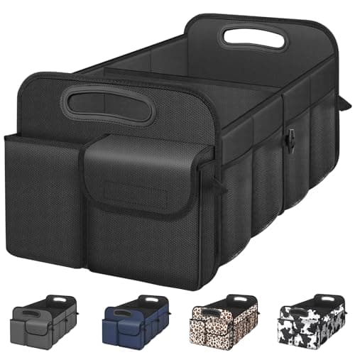 Femuar Car Trunk Organizer with Large Capacity
