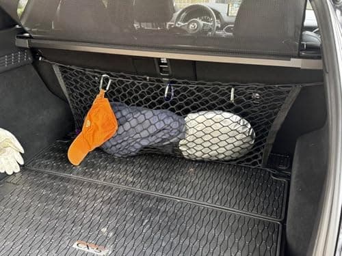 Rear Trunk Seats Organizer Cargo Net for Mazda CX-5 2013–2025 – Envelope Style Cargo Net for SUV – Premium Mesh Car Trunk Organizer Vehicle Carrier Storage – Compatible with Mazda CX-5