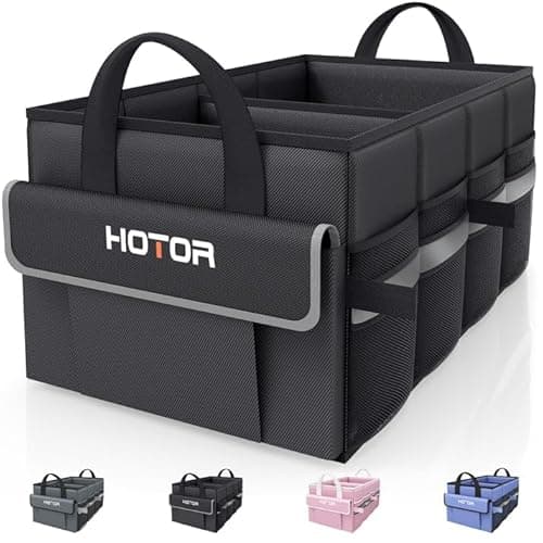 HOTOR Trunk Organizer - Car Organizer with 5 Pockets